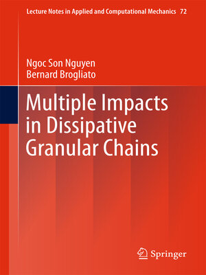 cover image of Multiple Impacts in Dissipative Granular Chains